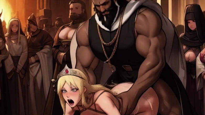 Spicy Toons: Medieval Maiden's Satisfy Invasivo bbc