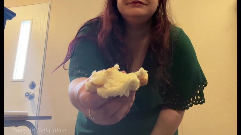 BellaBlast: Товстушка пукає на вашому хлібі, відео від першої особи, смаку хліба від Белли Бласт