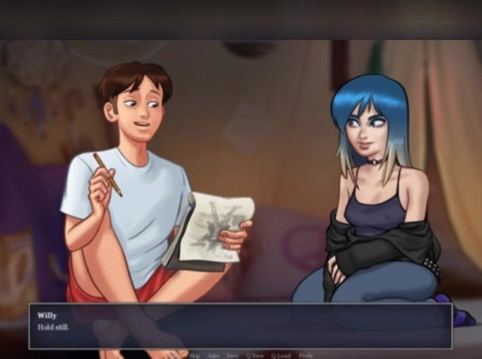 3DXXXTEEN2 Cartoon: Fixez vos ceintures de sécurité pour une nuit bosselée. Dessin...