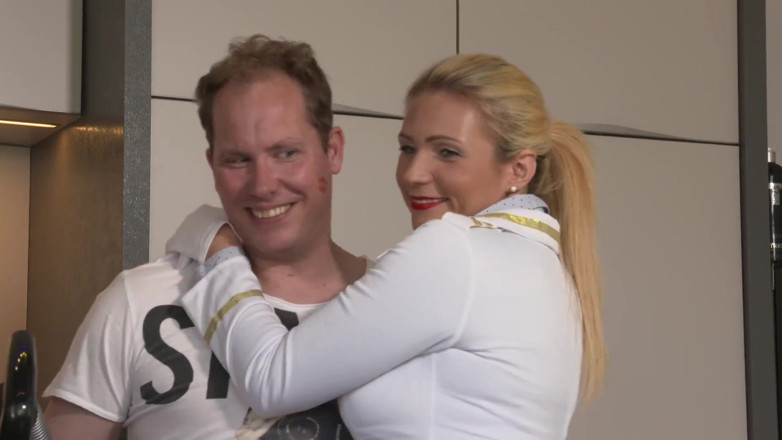 Erotic Planet X: Hot and sexy blonde loves fucking with janitor's huge dick