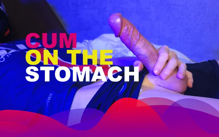 Sneakersmax98: Young Football Player Filling Orgasm and Cum on the Stomach