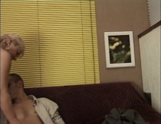Milf in Love: Blonde milf loves young big cock