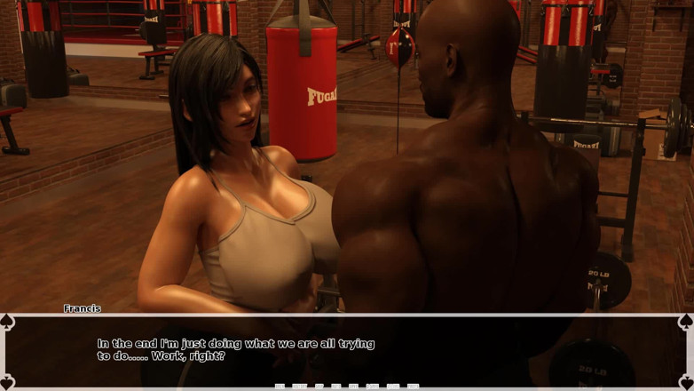 Dirty GamesXxX: Tifa's Dark Heaven: Asian Chick with Huge Tits Stretching Herself...