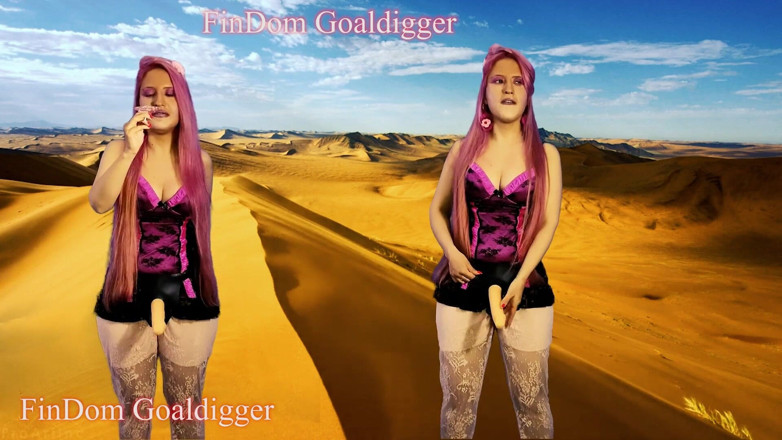 FinDom Goaldigger: Страпон, инструкция по дрочке