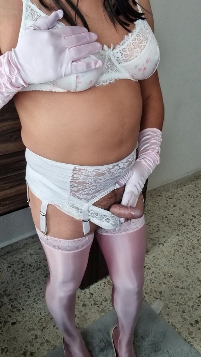 My panties: I Feel Sexy in Another One of My Floral Lingerie...
