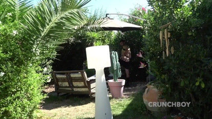 The best new bareback amateur clips: the slut MARCO RUSH fucked raw in the garden by 2...