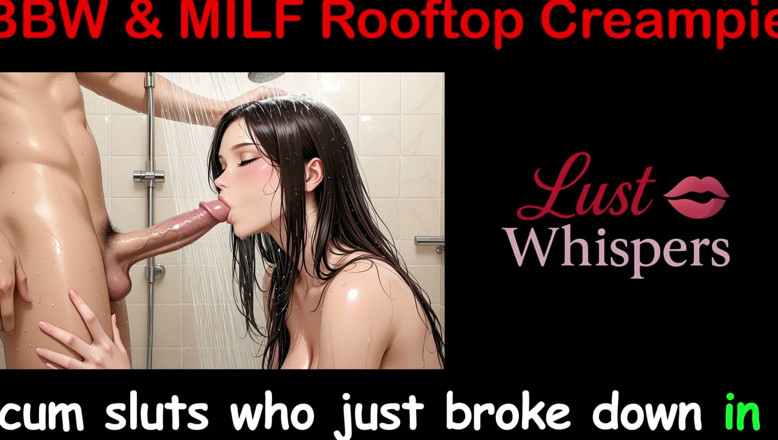 LustWhispers: BBW &amp; جبهة مورو الإسلامية للتحرير كريمبيز على السطح - قصة جنس إنجليزية