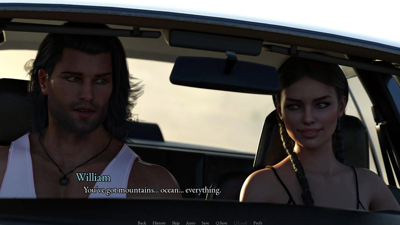 3D Cartoon Porn: 一切都从哪里开始 12：威廉防晒霜海伦的大腿和要求约会