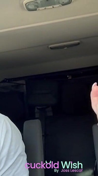 Valentine Baxton se fait baiser par une grosse bite noire sur un parking...