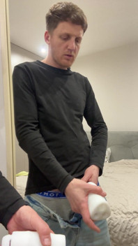 Fucking a Toy with a Big Dick and Moaning at 42 Years Old