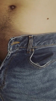 Teen boy sexy dances and cuts pants till full naked