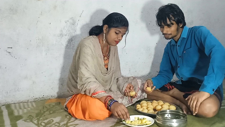 Vija: Ich genoss es, pani puri zu essen und danach habe...
