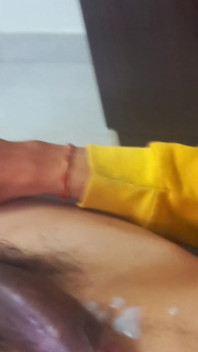 Home Alone Boy Jerking His Cock