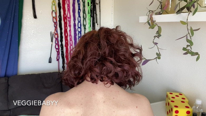 Veggiebabyy: Bermain rambut merah kerisi bogel
