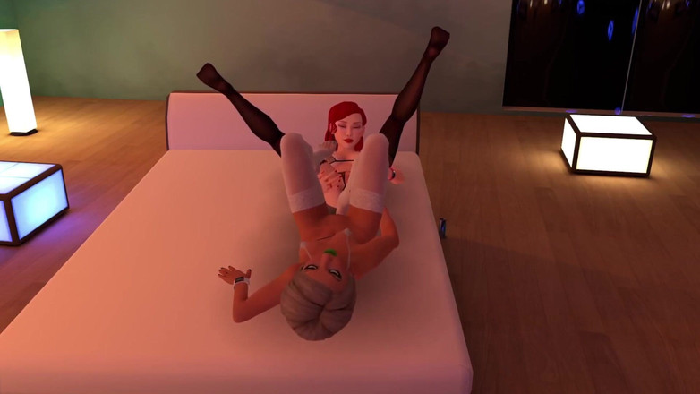 Wraith ward: Lesbické šukání nohou