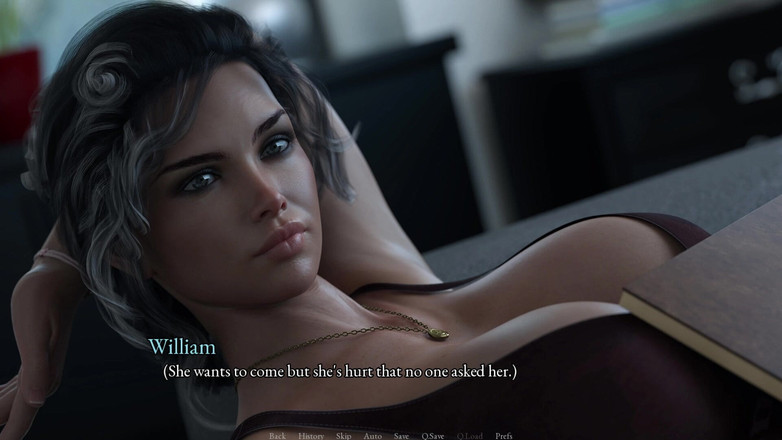 3D Cartoon Porn: すべてが始まった場所 12:ウィリアムがヘレンの太ももに日焼け止めを塗り、デートを誘う