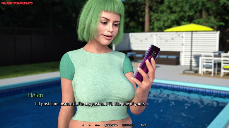 Naughty gameplays: Summer Heat ep04 - casa llena de chicas calientes - juegos porno 3d