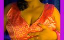 Hot desi girl: Sexig Bhabhi strök hennes bröst