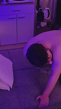 Hetero cara da academia quer vir depois de uma noite fora, enquanto gf está ausente e me fode - 4ª visita -