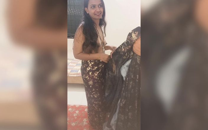 Kavita zawadi: Kavita Bhabhi穿着纱丽服vahini