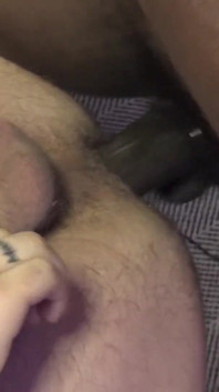 Two Big Black Cocks Bareback Creamy White Ass