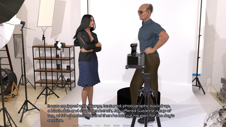 Dirty GamesXxX: Tiga panel: istri model foto amatir dan suaminya yang tukang...