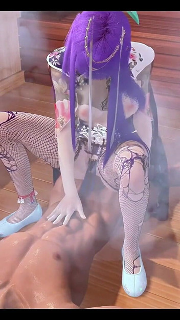 Young Bigtits in the Cloud - 3D Animation Hentai