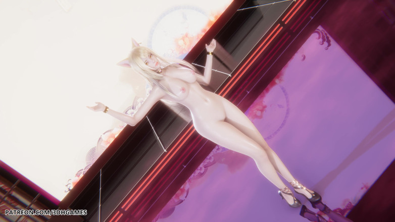 3D-Hentai Games: Mmd Gokuraku Jodo Ahri Sexy Nuda Dance League of Legends...