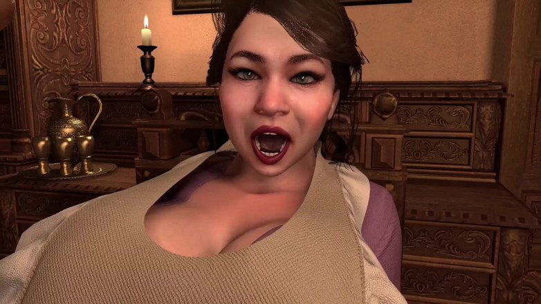 Wraith ward: Sexy asijská milf služka roztáhne nohy a zvedne je, aby...