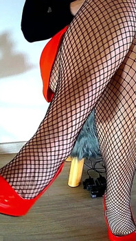Misss a Catching You with Her Sexy Fishnets 1