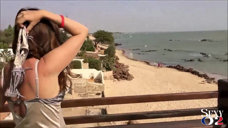 Sexy O2: 1639 - satin dress, tanga, đĩ da trắng, doggystyle, pov, deepthroat, rimming