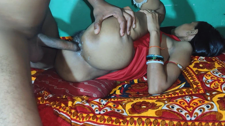 The Laborer Sister-in-law Who Built the House Cheated on Her Husband and Sucked the Loada of the Thikedar and the Contractor Fuc