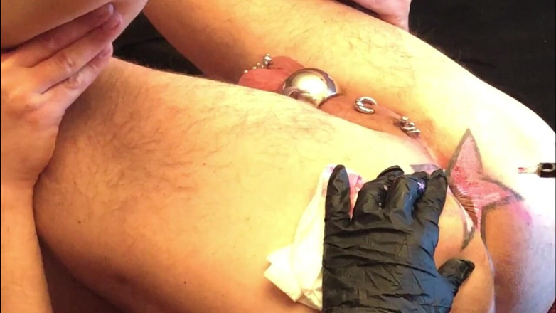 Dominatrix Frida: Asshole star tattoo