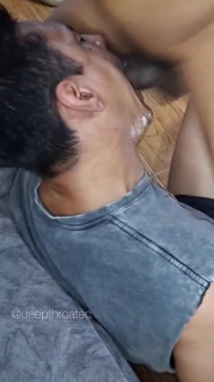 deepthroatec: Lunge with His Huge Cock