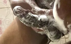 Hungry Indian Black Thick Dick Waiting to Fuck His Girlfriend Gets Horny While Bathing