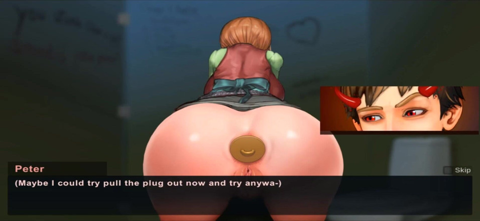 Hentai World: Taffy tales tiba-tiba di toilet