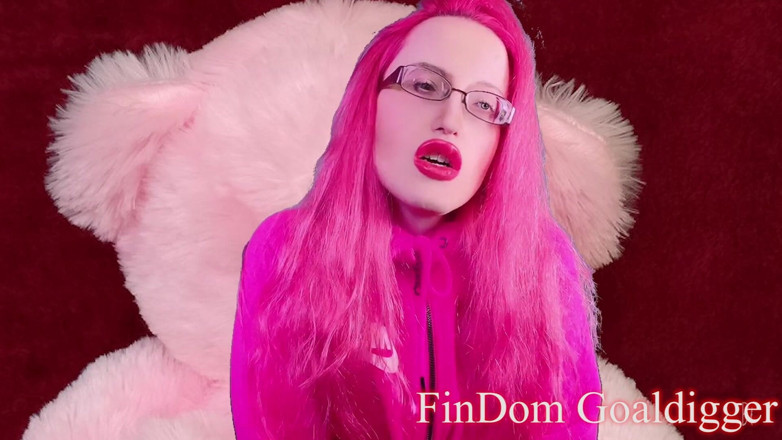 FinDom Goaldigger: Transformace s ošukanou růžovou plyšovou hračkou
