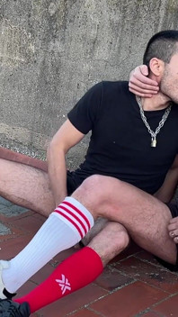 Piss on Rooftom & Hard Fuck. Soaking Wet Cocks.