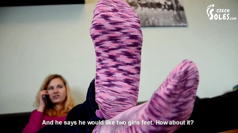 Czech Soles - foot fetish content: Rewarded socks sniffing session POV