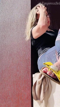 Shoeplay and Dangling From Empressbellasadica in Public