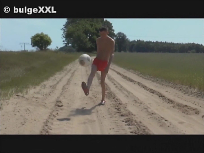 BulgeXXL: Big cock full nudity soccer outdoor