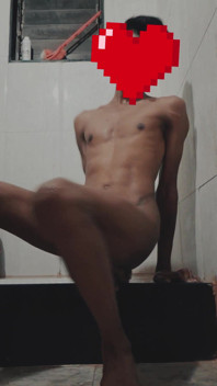 Indian Femboy Anal Play in Bathroom