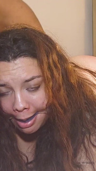 Lucky Gurl Nikky Yums - Mouth Gag Fucking a Big Titty Latina Slut