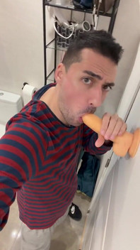 Sexy Stepdaddy Riding Dildo