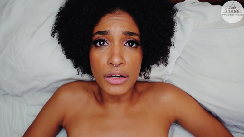 Andre Stone: 자지와 질싸를 원하는 Bratty Black 의붓여동생 Addis Fouche