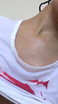 Wet T-shirt Time- Goddess Rosie Reed Wet Tee Tease with Small Tits-1080p HD