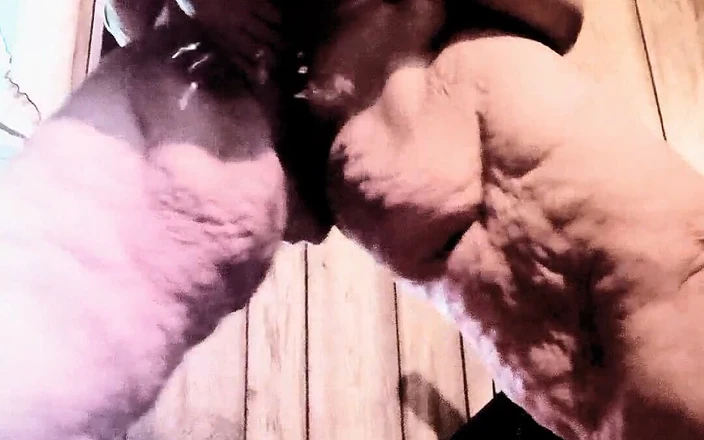 HerculesnVENUS: What's This Naked Whore Doing? Paddling Her Tits with a...