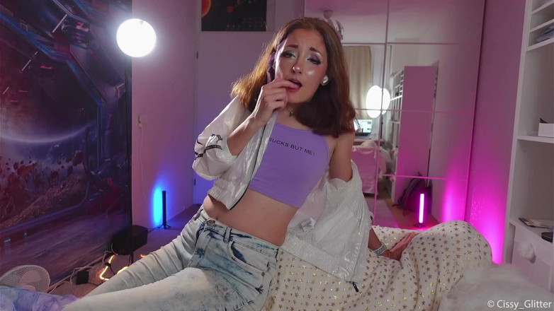 Cissy Glitter: Lovense नियंत्रित चरमसुख रोलप्ले