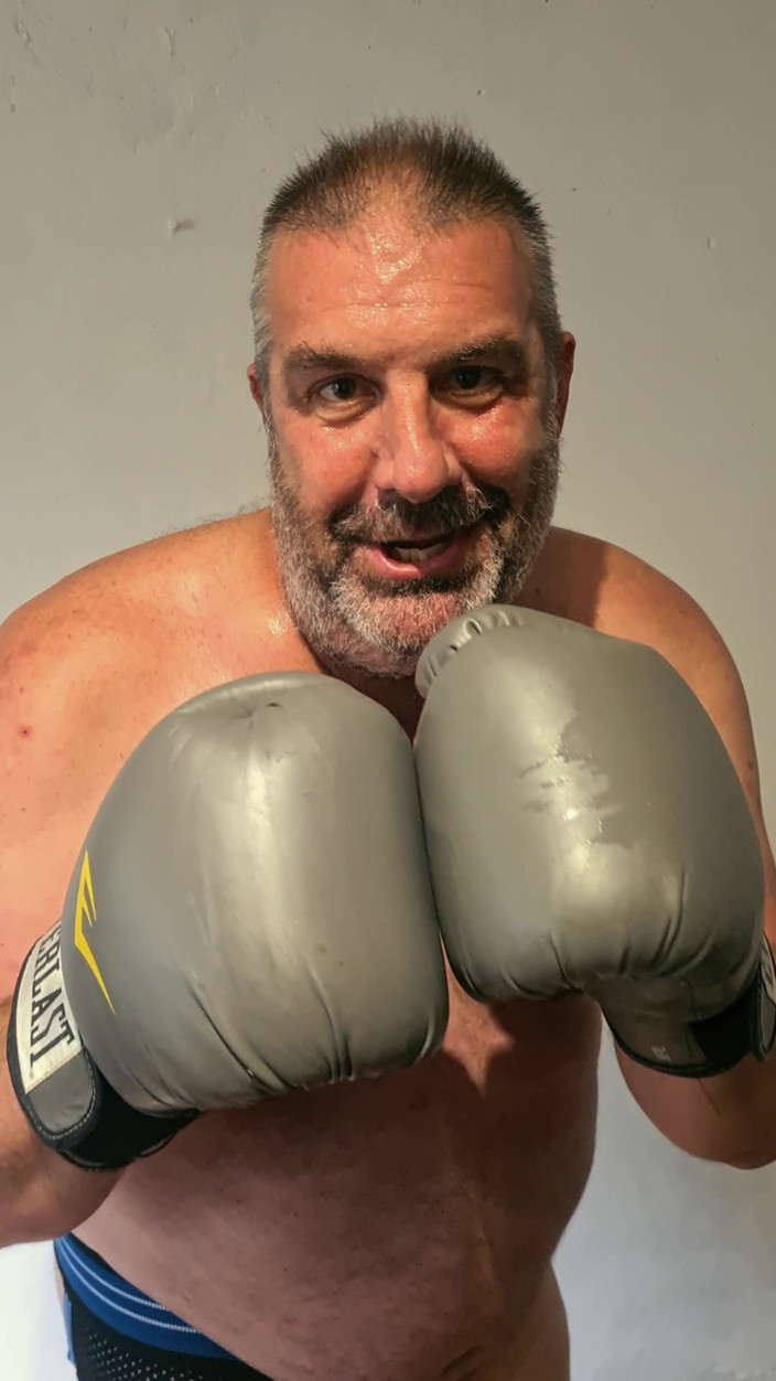 Punchbagplz: POV Beatdown Silver Stepdaddy Boxer - You Thought You Could Take...