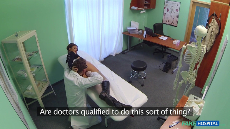 Fake Hospital: Fake Hospital - Fake Hospital Doctor Diagnoses a Stunning Brunette's Heartburn...
